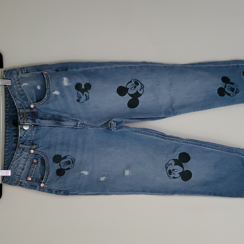 H&M - Mickey Mouse Mom Jeans